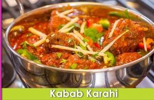 205.Lamb Seekh Kabab Karahi