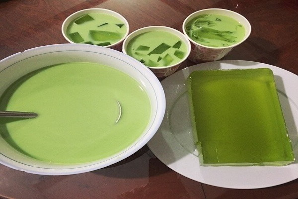 Làm thạch rau câu trà xanh tự làm tại nhà