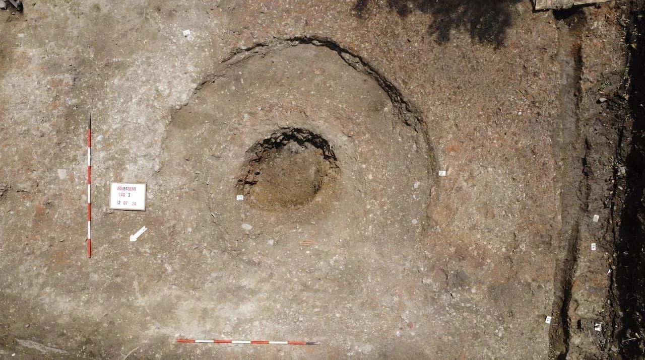 Roman villa and advanced drainage systems unearthed in Aquileia during cycling path construction