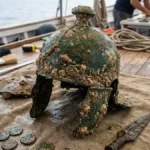 2,200-Year-Old Intact Roman War Helmet Recovered From the Mediterranean Sea