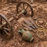 2,500-Year-Old Celtic Chariot Burial With Gold and Etruscan Treasures Discovered in Germany