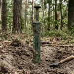 2,700-Year-Old Bronze Sword Found Standing Upright in Polish Forest