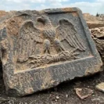 Rare 2,000-Year-Old Roman Eagle Stele Discovered in Manbij, Syria