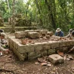 Sacred Echoes: Archeologists Discover Rare Postclassic Altar at Abandoned Maya Site in Belize